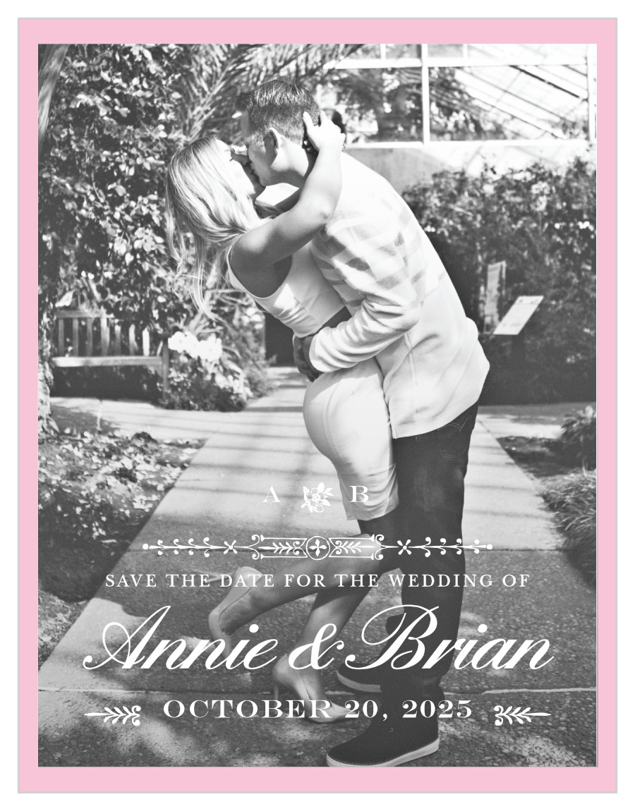 Subtle Elegance Save the Date Cards