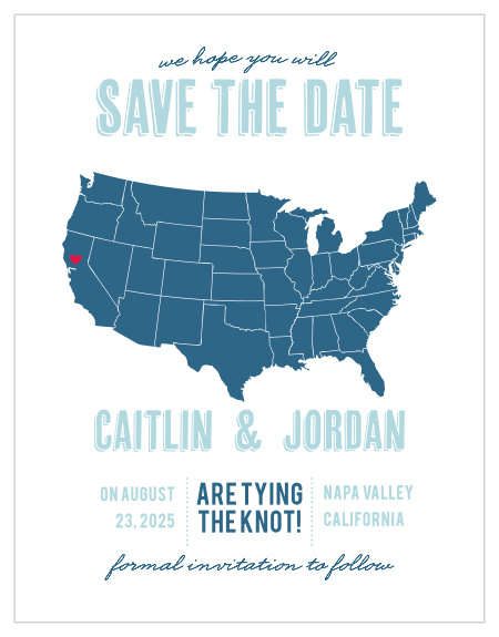 Dream Big Save-the-Date Magnets will ensure that your guests appropriately mark their calendars well in advance of your special day.
