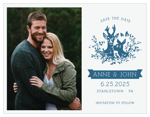 Ensure that your friends and family know when your wedding will be using the My Dear Save-the-Date Magnets.