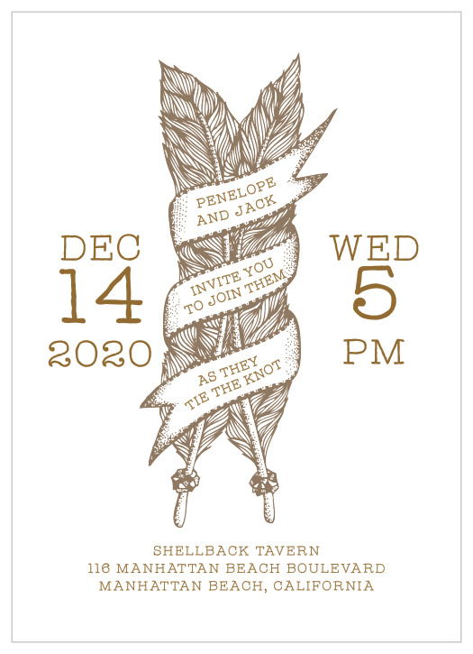 Make your loved ones feel like they're floating on air with our Fly Away Wedding Invitations.