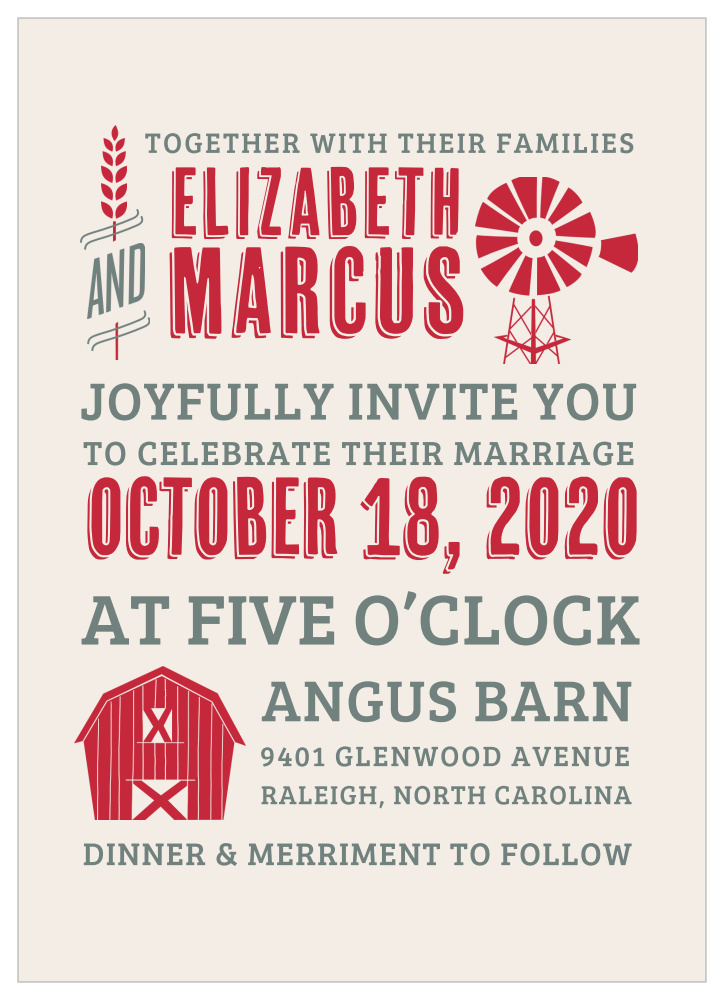 Do-Si-Do Wedding Invitations
