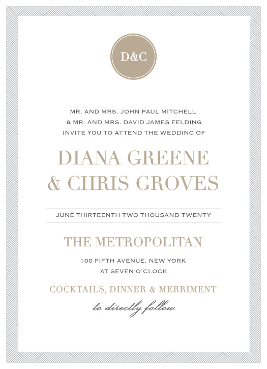 Our Simply Modern Wedding Invitations are a part of the Love Vs. Design collection by Basic Invite.