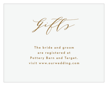 Help your friends and family figure out the perfect way to make your big day even better with our Tiny Seashell Registry Cards.