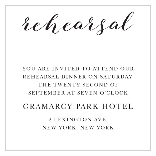 The Script Heart invitation suite can be totally customized to match your wedding decor. The ceremony card is the perfect addition and gives your guests the details they need to be at your wedding ceremony.