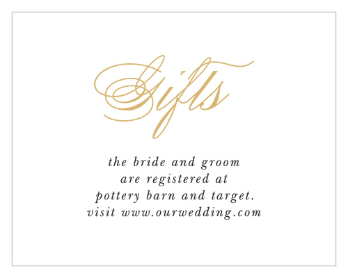 Our Camo & Antlers Registry Cards inform family and friends where you like to receive your wedding gifts from.