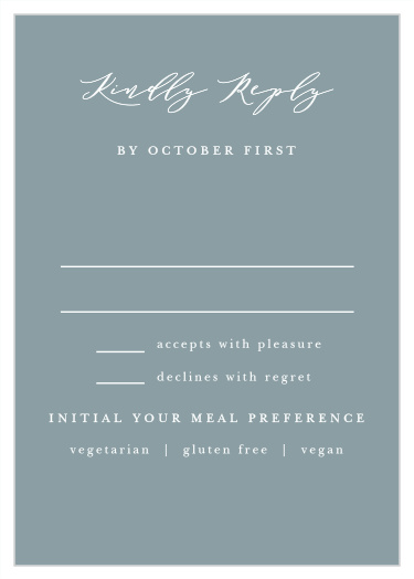 Our Elegant Photo Collage Response Cards get you a headcount of every friend and family member that plans to attend your wedding. 