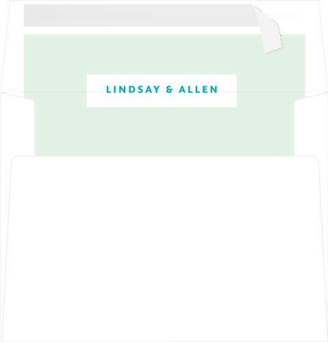 The Modern Text Envelope Liner is the perfect way to spice up your envelope!
