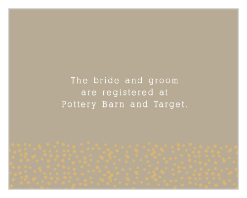 Don’t over crowd your invitation with too much information!