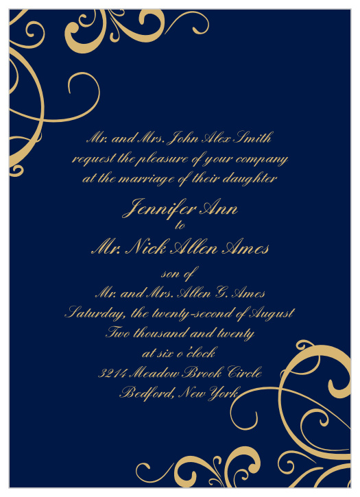 Your invitation is one of the first impressions of your big day and The Simple Swirls Foil Invitation offers simple grace and beauty in design. Your guests will be anxious to attend your big day.
