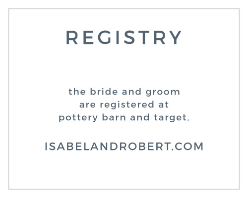 Be courteous to your guests and yourselves by helping organize your wedding registry with the Watercolor Bouquet Registry Cards.
