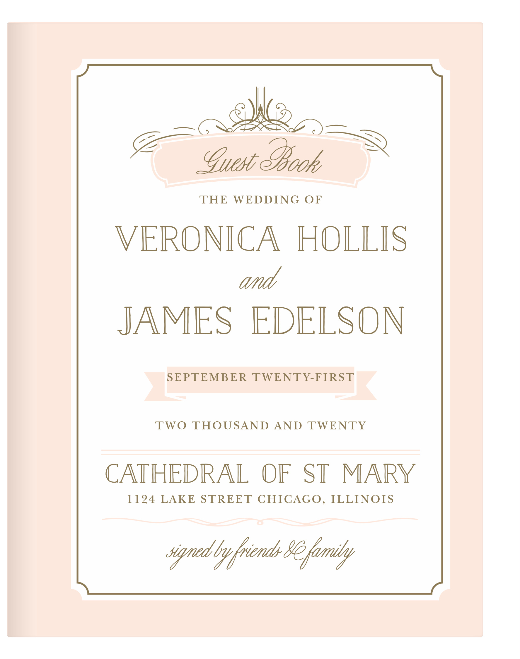 Opulent Frames Guest Book