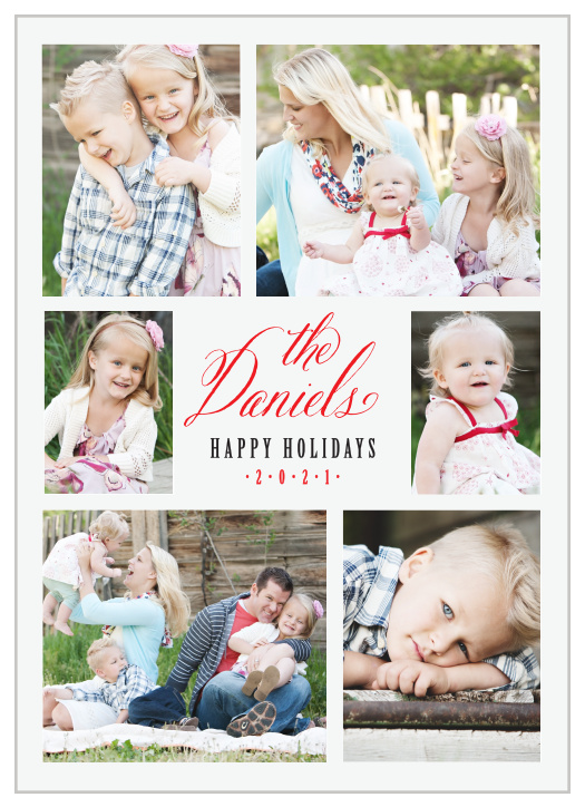 Show off your family this Holiday Season with the Script Photos Holiday Cards.