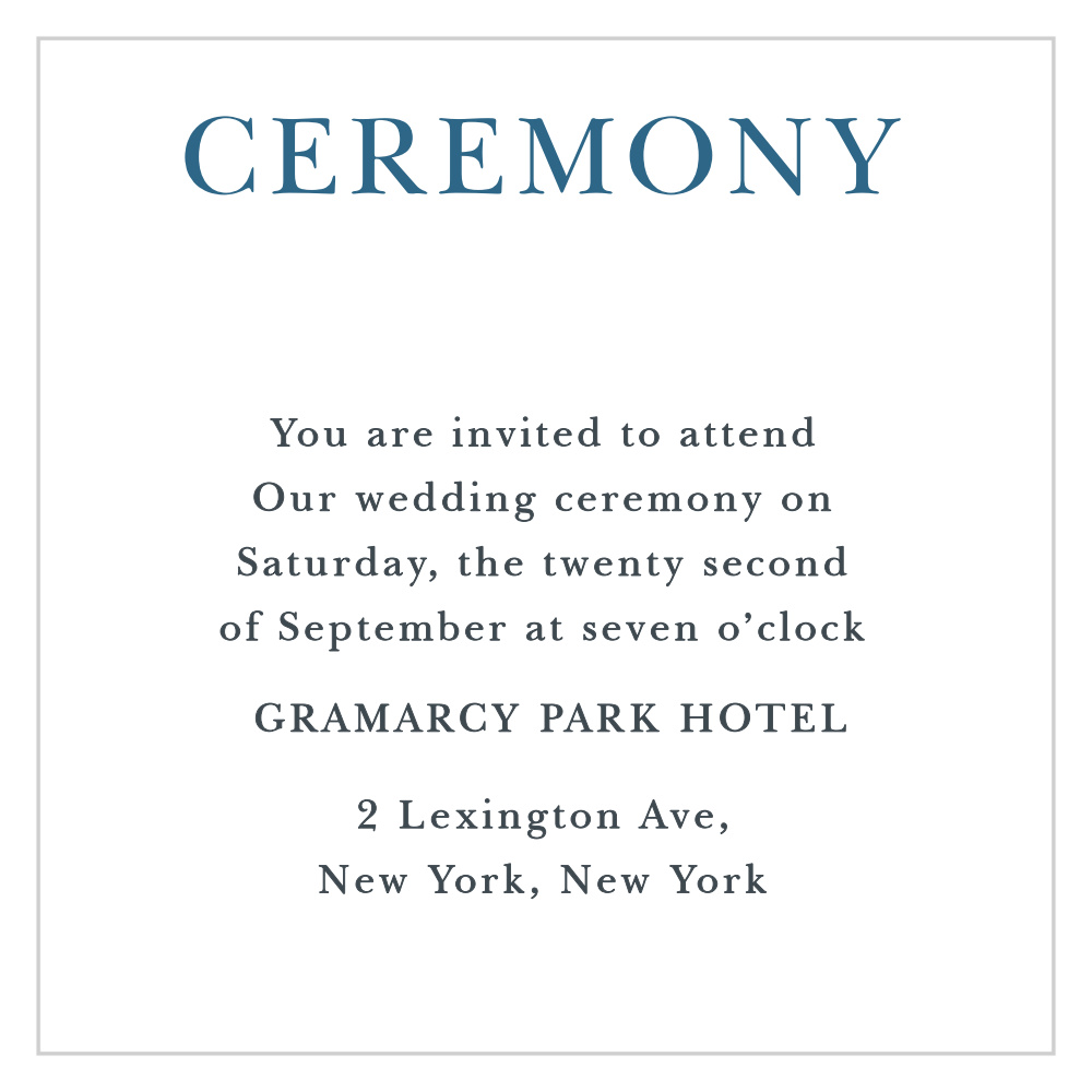 Love Script Ceremony Cards