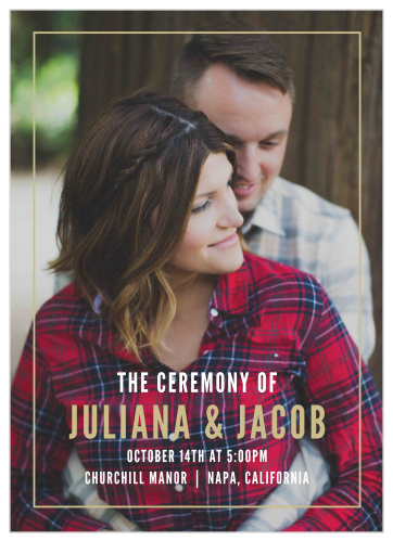Organize your ceremony with the pizzazz of the  Modern Appeal Wedding Programs.