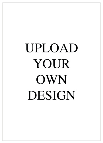 Use your original design for the Upload Your Own Portrait Baby Shower Invitations.