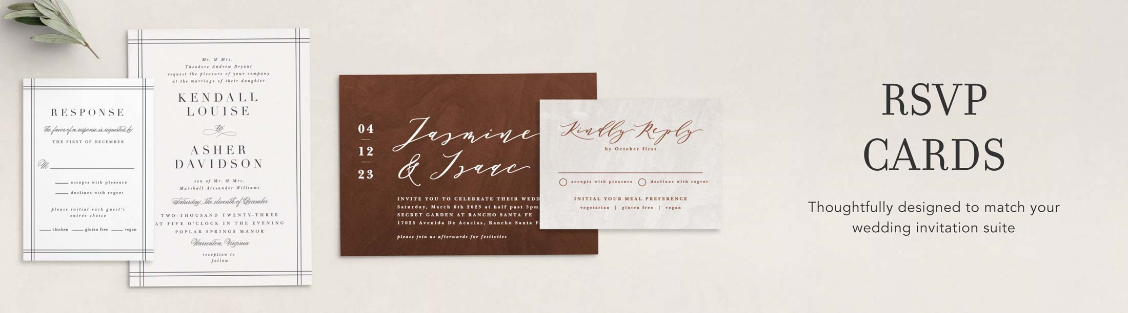 Wedding RSVP Cards | Match Your Color & Style Free! - Basic ...
