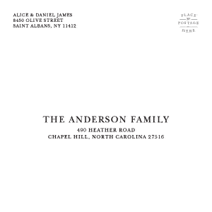 Image for Guest and Return Address option