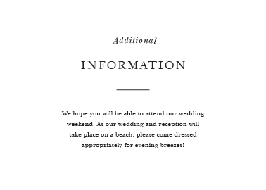 Image for Additional Information option