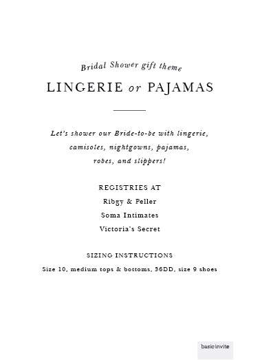 Image for Lingerie option