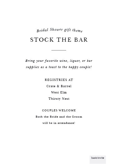 Image for Stock the Bar option