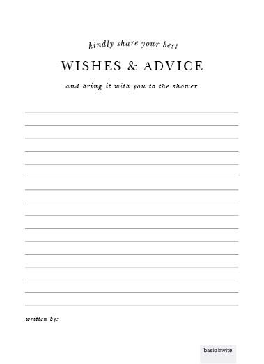 Image for Wishes & Advice option