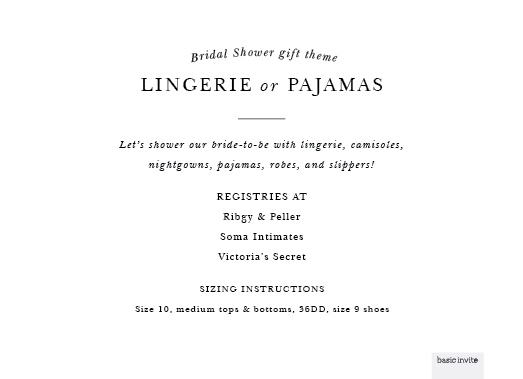 Image for Lingerie option