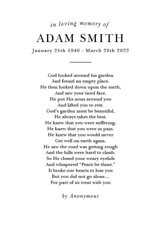 Image for Poem Four option