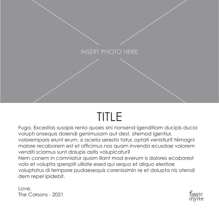 Image for Single Photo and Text option