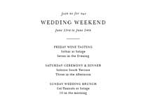 Image for Weekend Events option