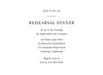 Image for Rehearsal Dinner option