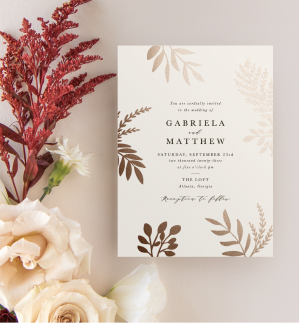 Foil
                    Wedding Vibe
                    - Pictured